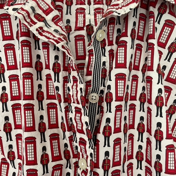 Talbots Womens Small London Guard / Telphone Box Button Down Shirt - Picture 4 of 4